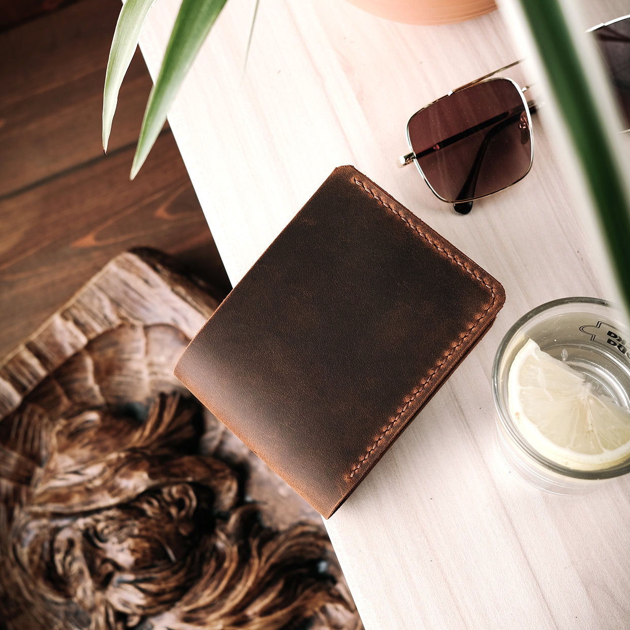 Leather Bifold Wallet - RIO