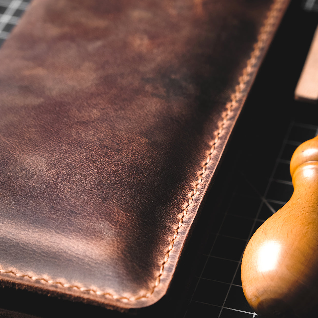 Leather Long Wallet v1