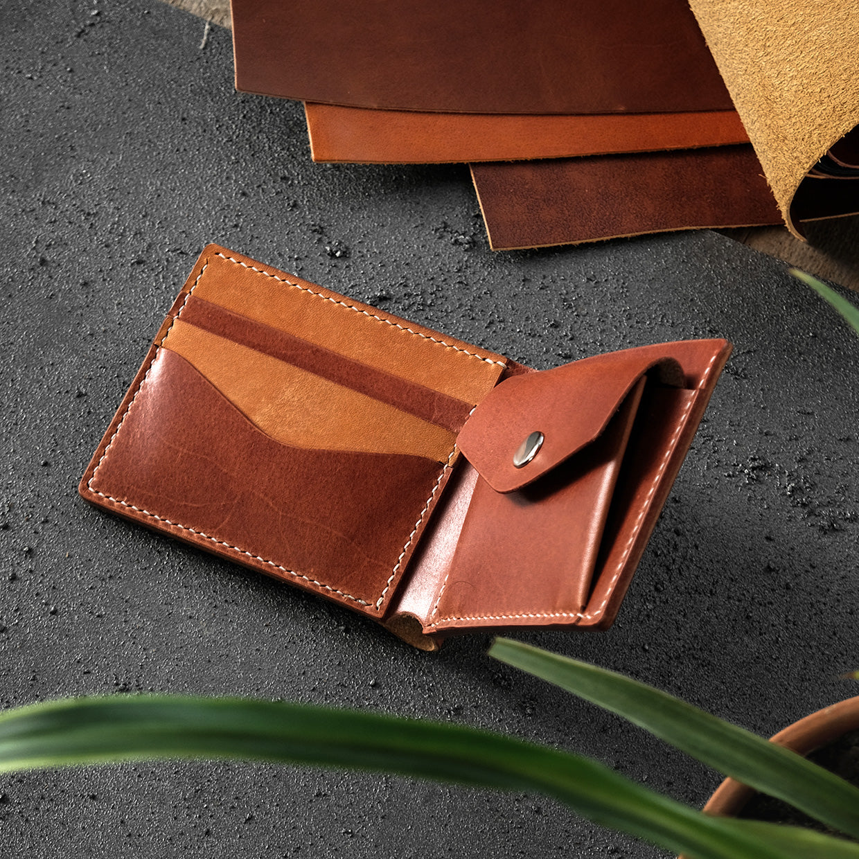 Leather Bifold Wallet RIO Exc