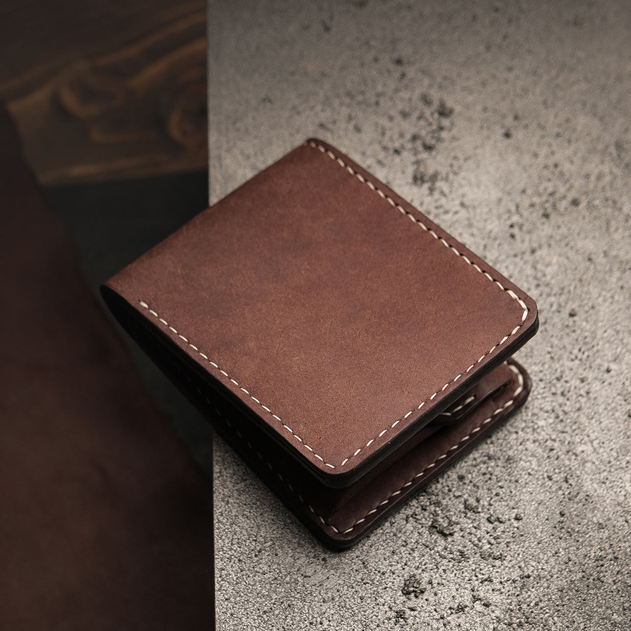 Leather Wallet with Coins RIO