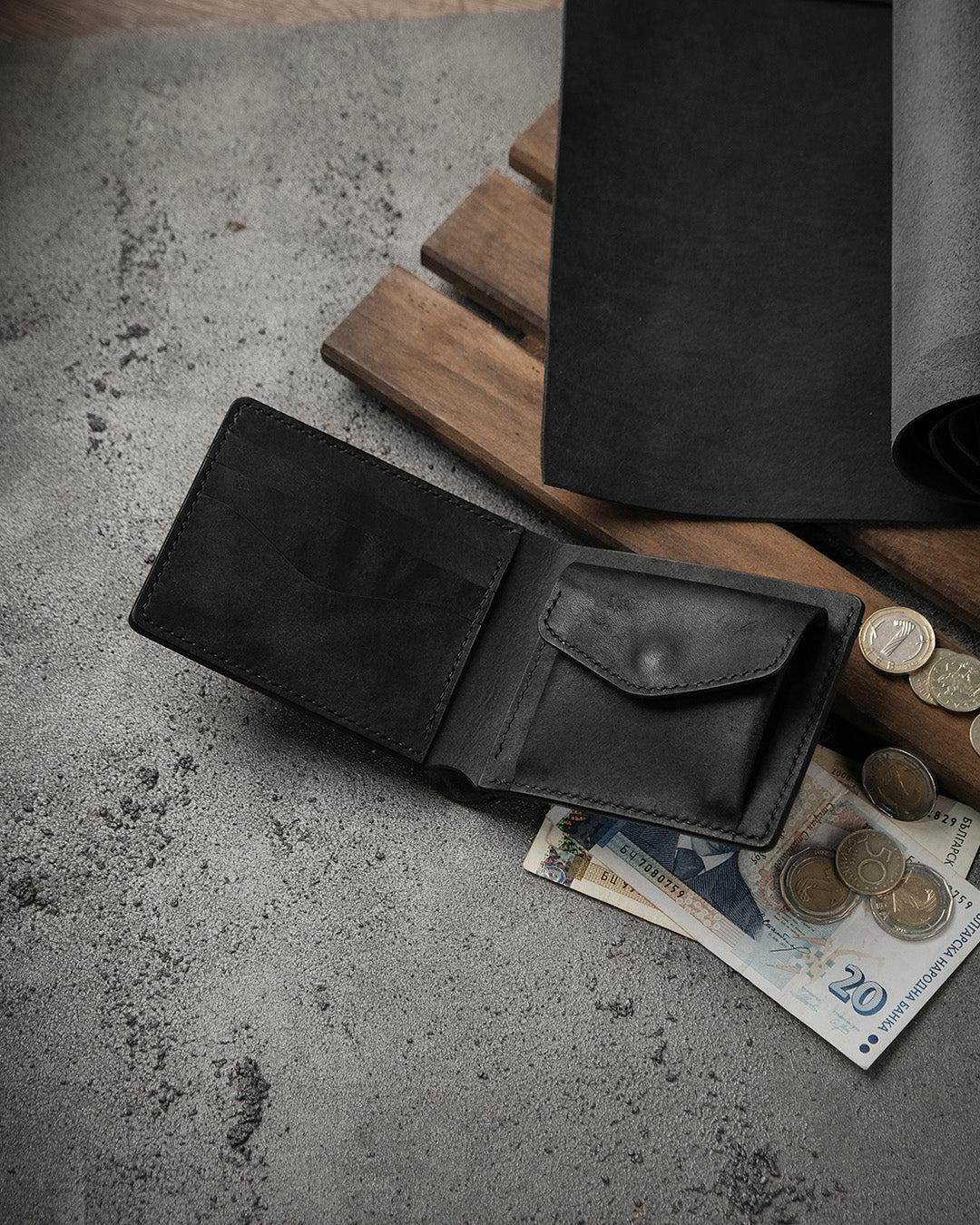 Портфейл тип Bifold RIO с монетник