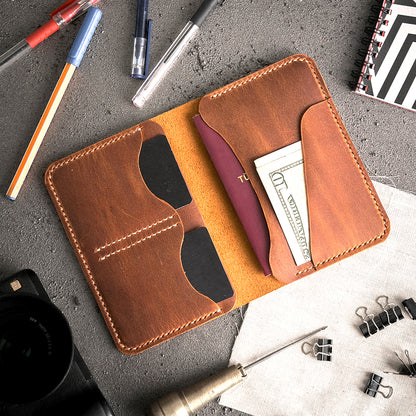 Leather Passport Wallet ANTARES