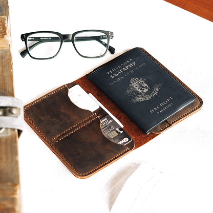 Leather Passport Wallet ANTARES