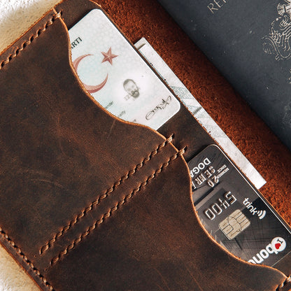 Leather Passport Wallet ANTARES