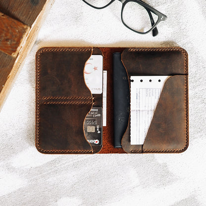 Leather Passport Wallet ANTARES