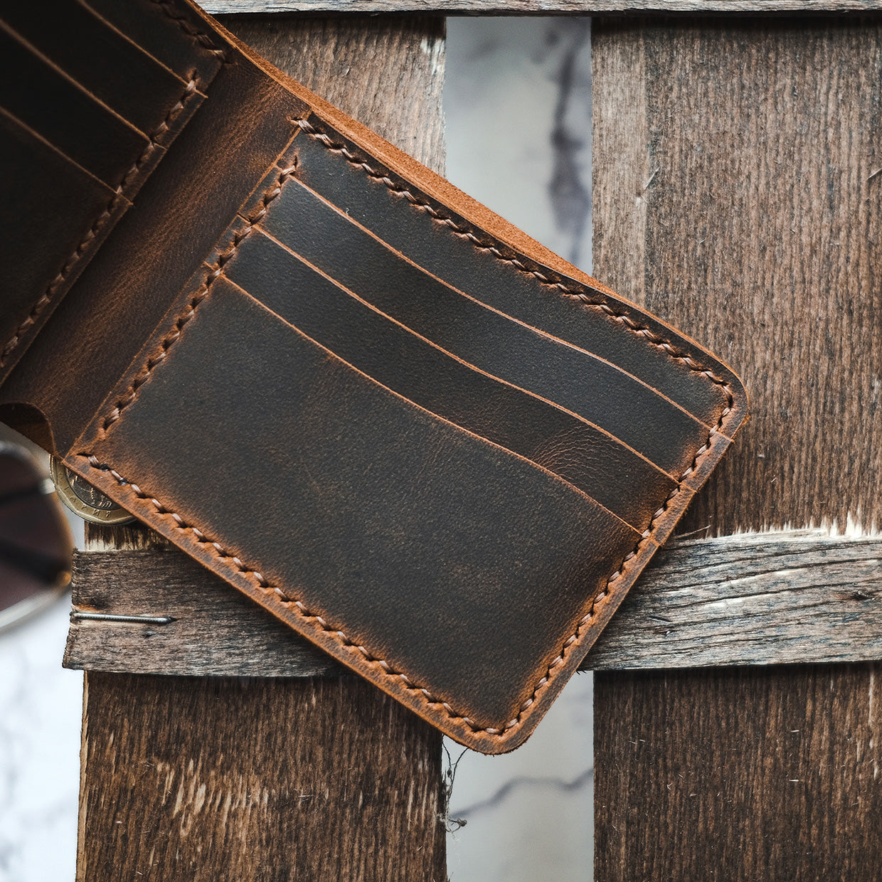 Leather Bifold Wallet - FREY