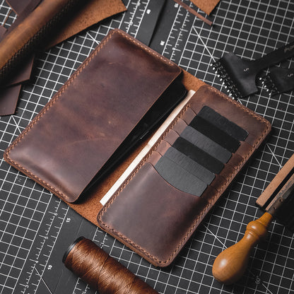 Leather Long Wallet v1