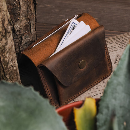 Leather Wallet - PESTO